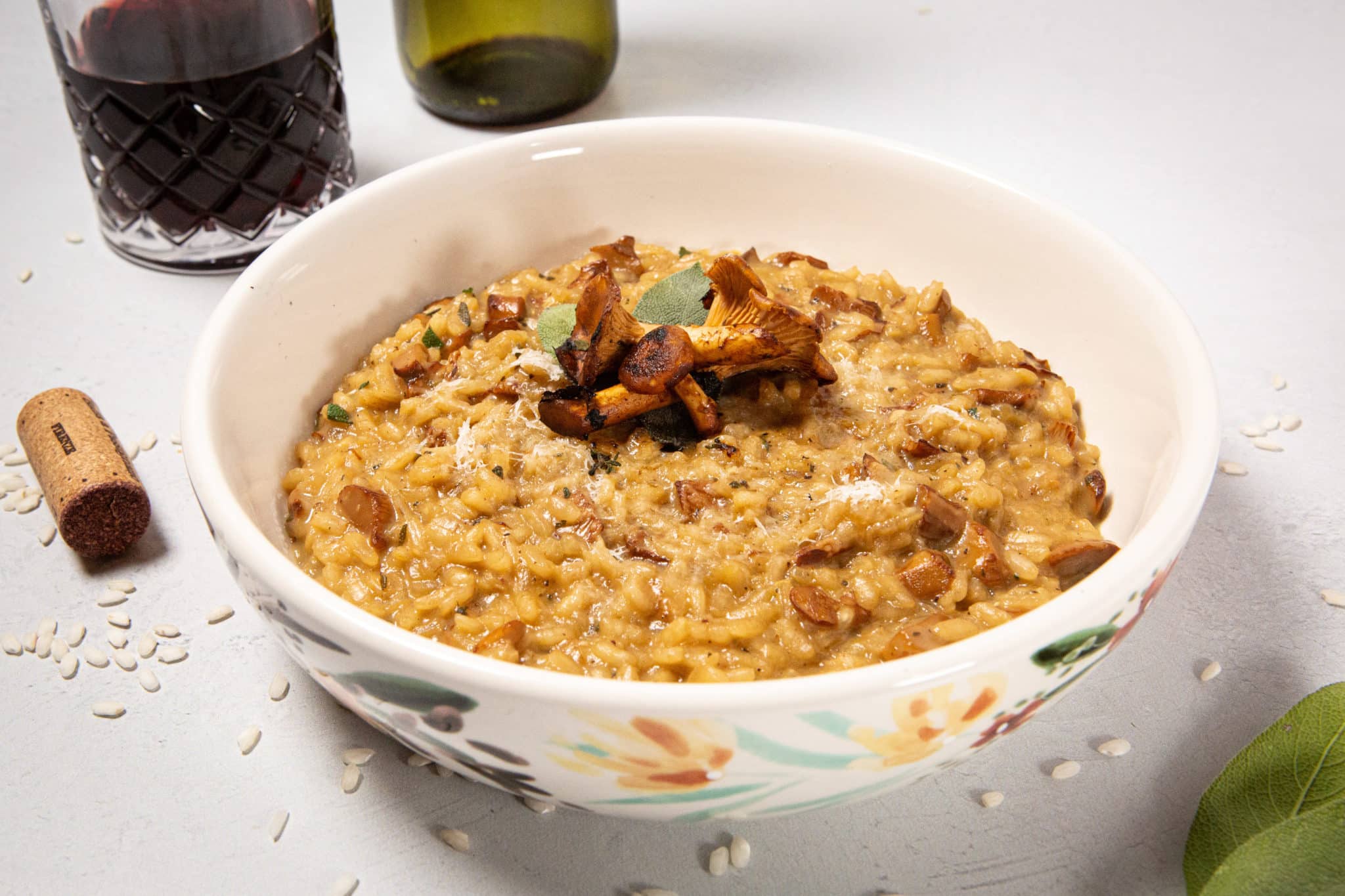 Chanterelle and Sage Risotto 