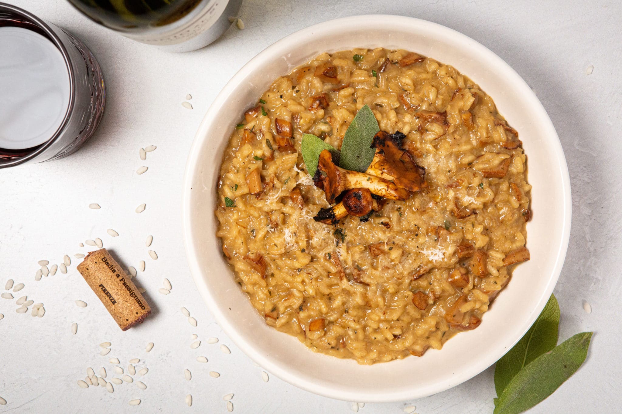 Chanterelle Risotto, Chanterelle Mushroom Risotto, Chanterelle, Risotto