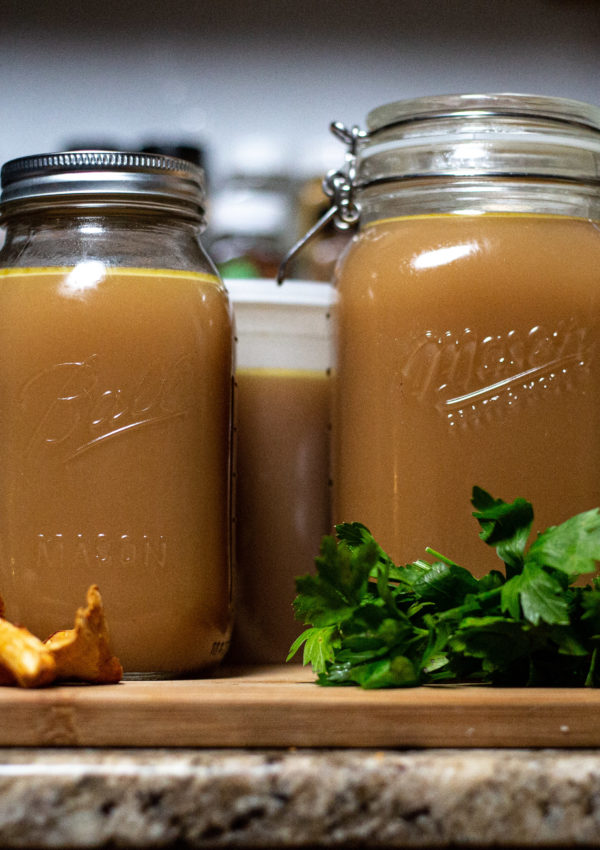 WILD Mushroom Stock (Golden Chanterelle)