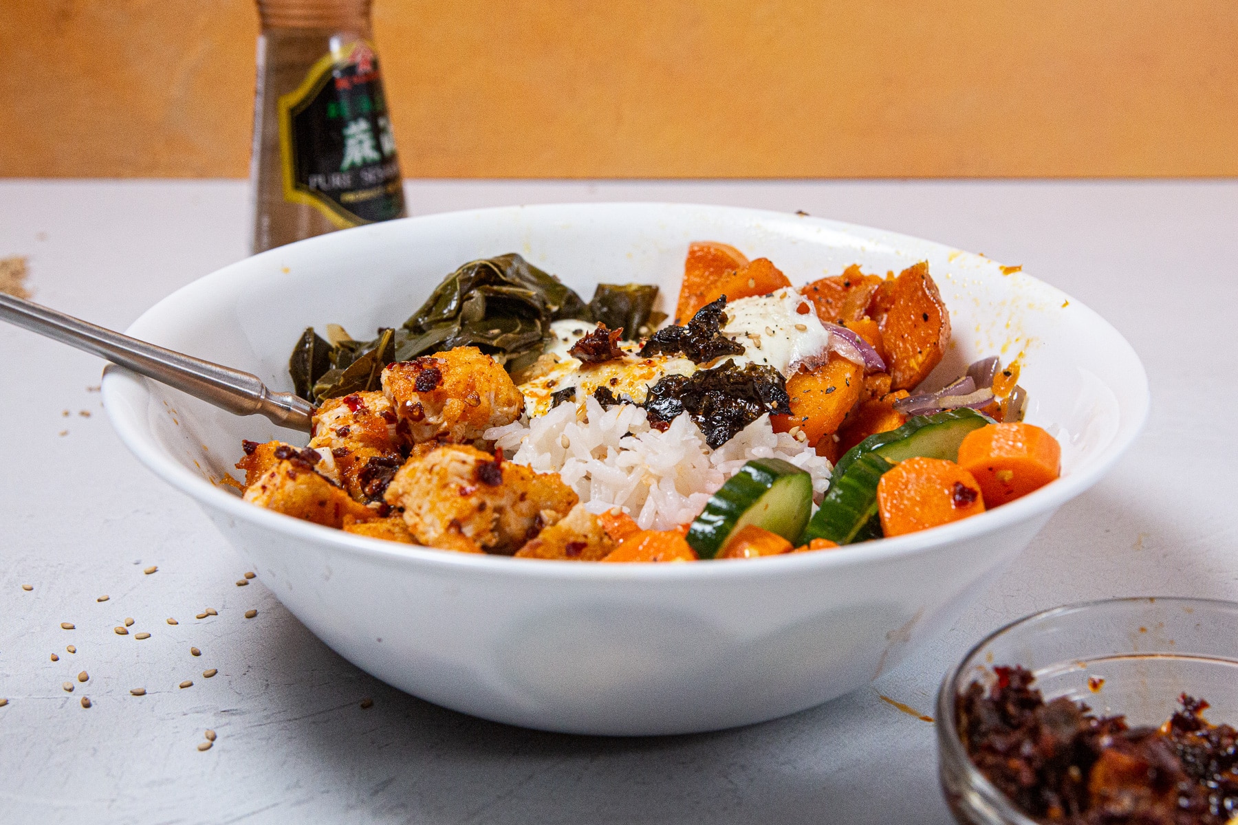 Fried Chicken Bibimbap