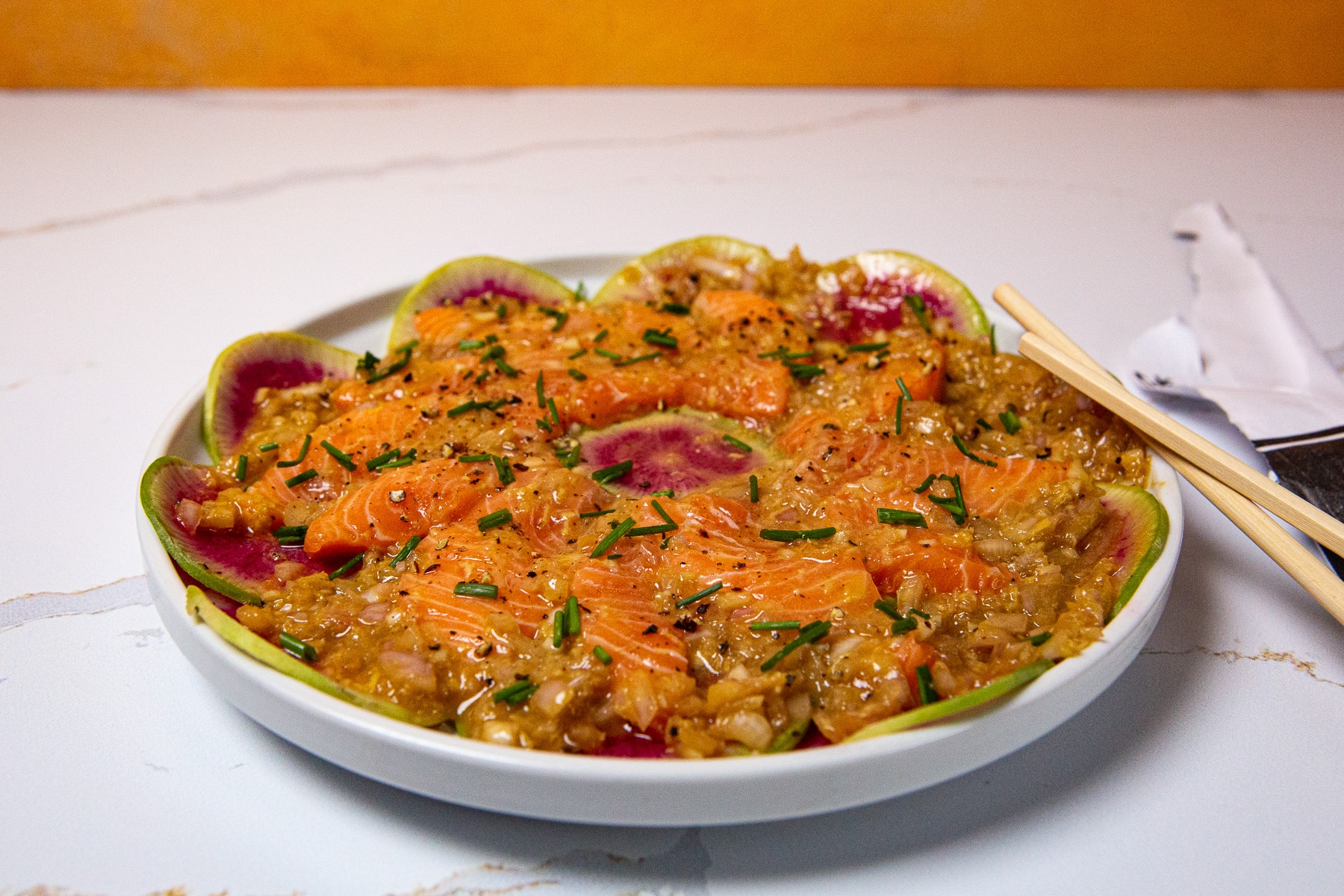 Salmon Crudo