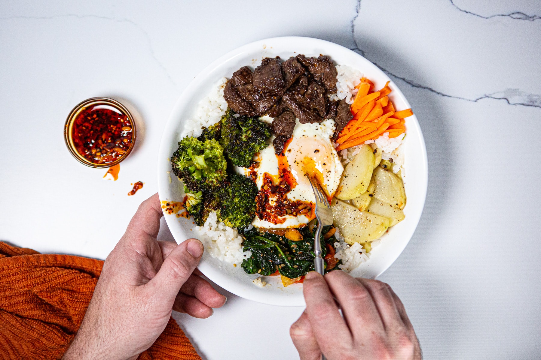 beef bulgogi bibimbap, beef bulgogi, bibimbap,
