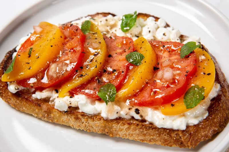Cottage cheese toast - Southern Capresse