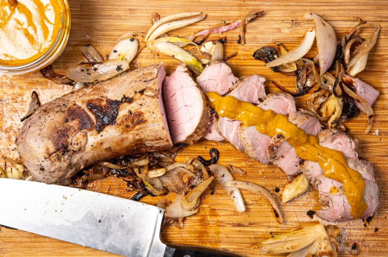 Sous vide pork tenderloin 