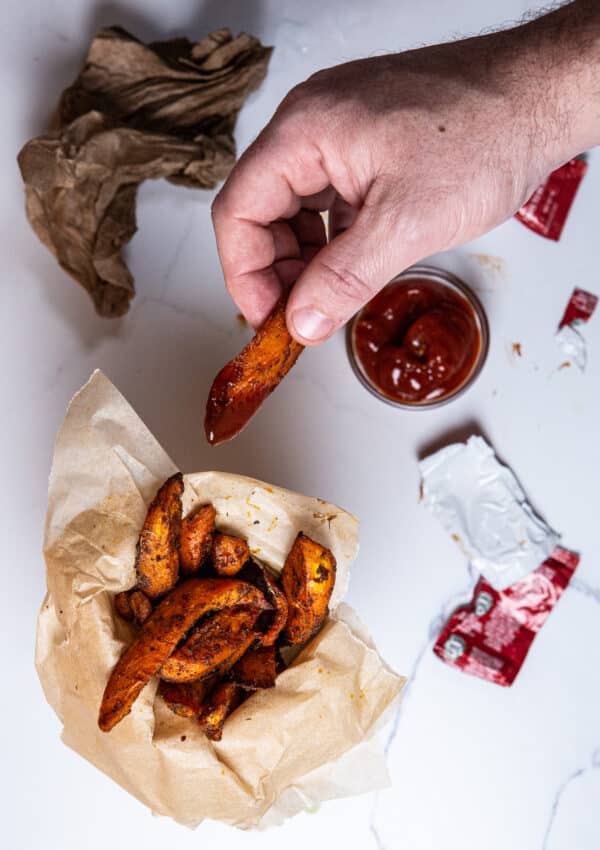 Air Fryer Sweet Potato Wedges – Crispy, Seasoned, Sensations!