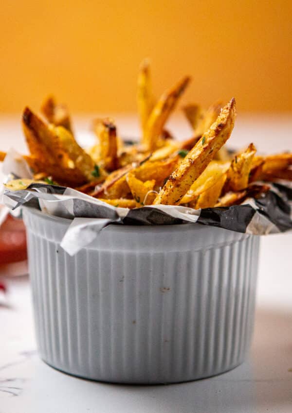 Garlic Parmesan Fries Air Fryer SENSATIONS!