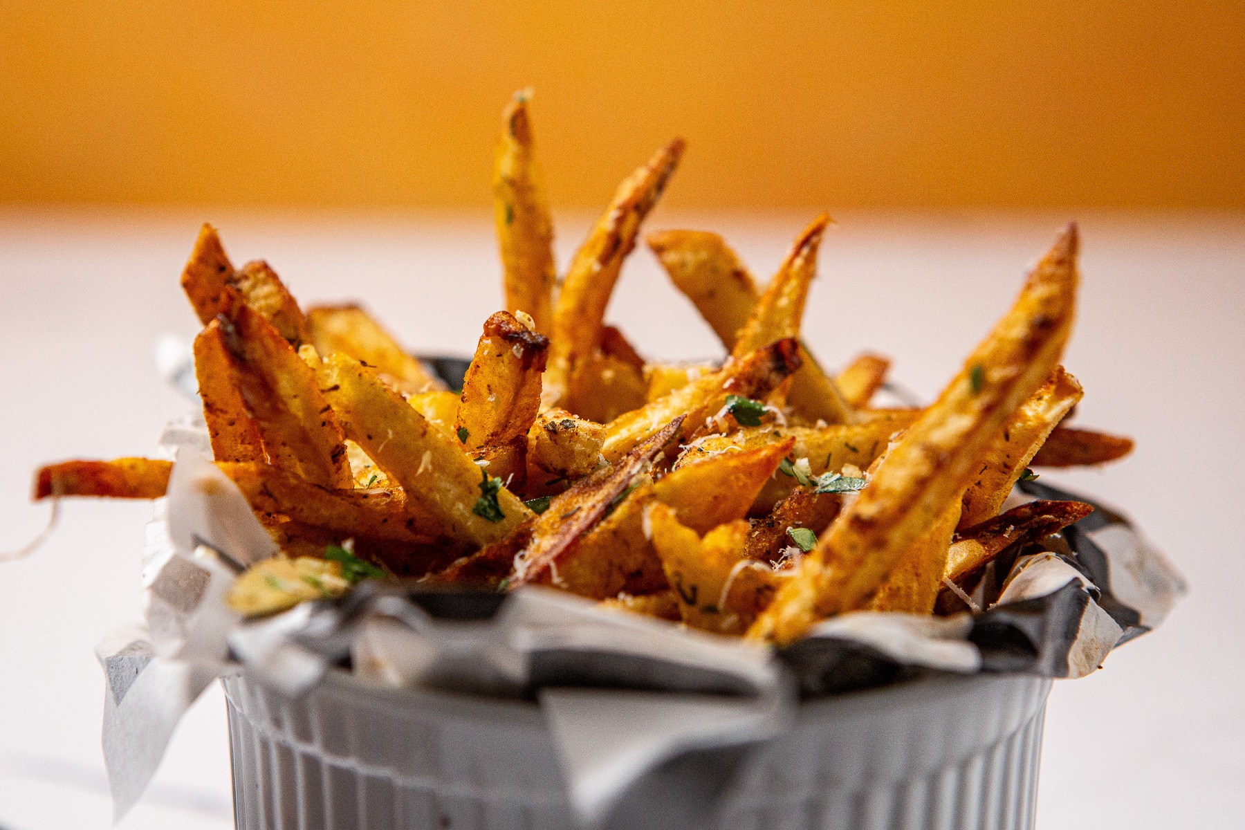 Garlic Parmesan Fries Air Fryer SENSATIONS!