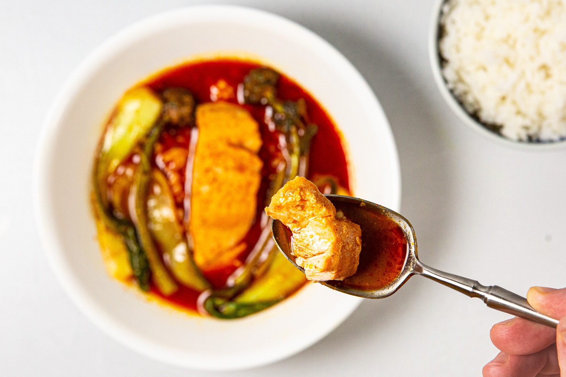 Thai Salmon Curry, Thai Curry, Curry, Salmon Curry, Sweet and Sour Curry, Sweet and Sour Thai Salmon Curry,