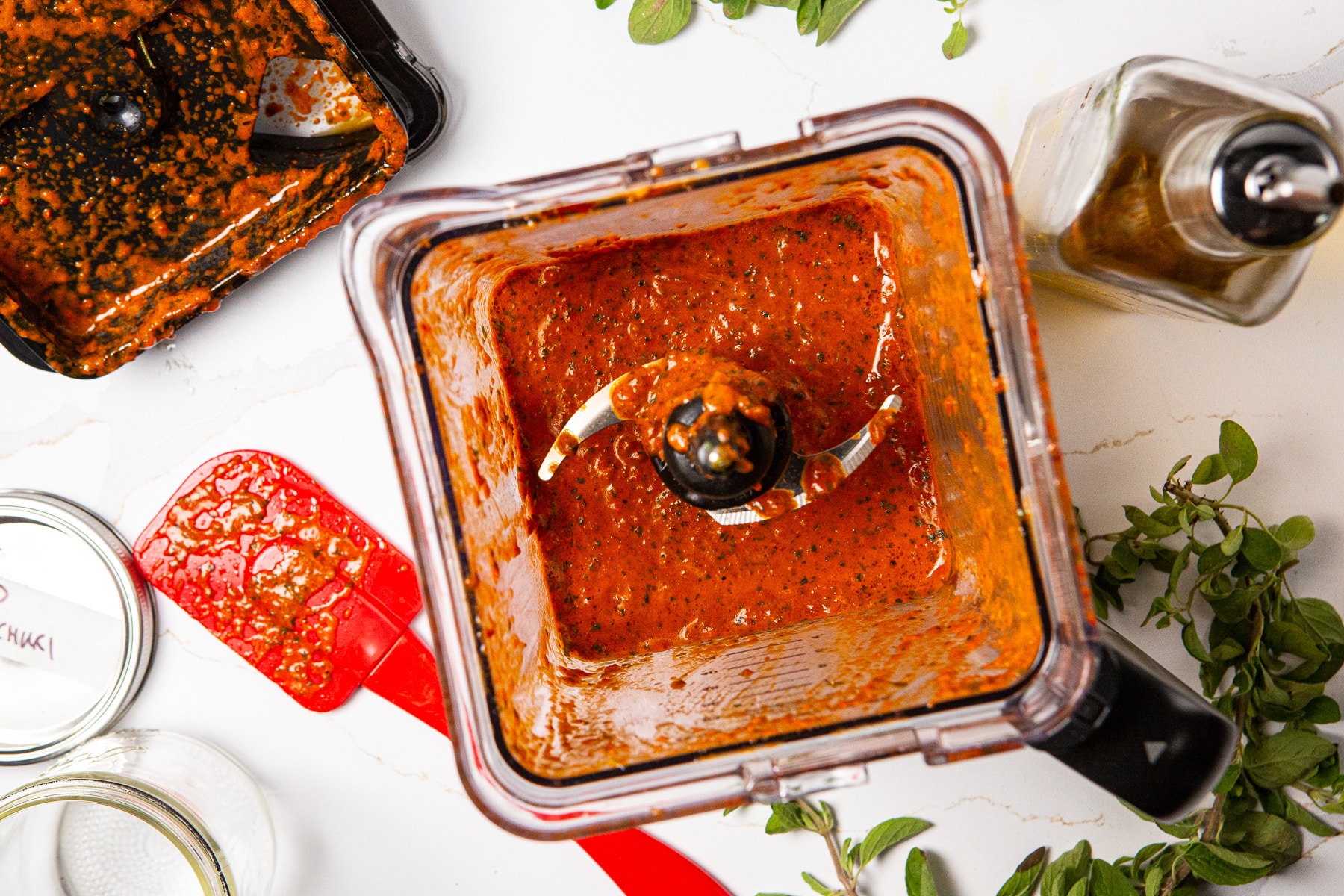 Red Chimichurri, Chimichurri rojo, chimichurri, how to make red chimichurri, recipe for red chimichurri,