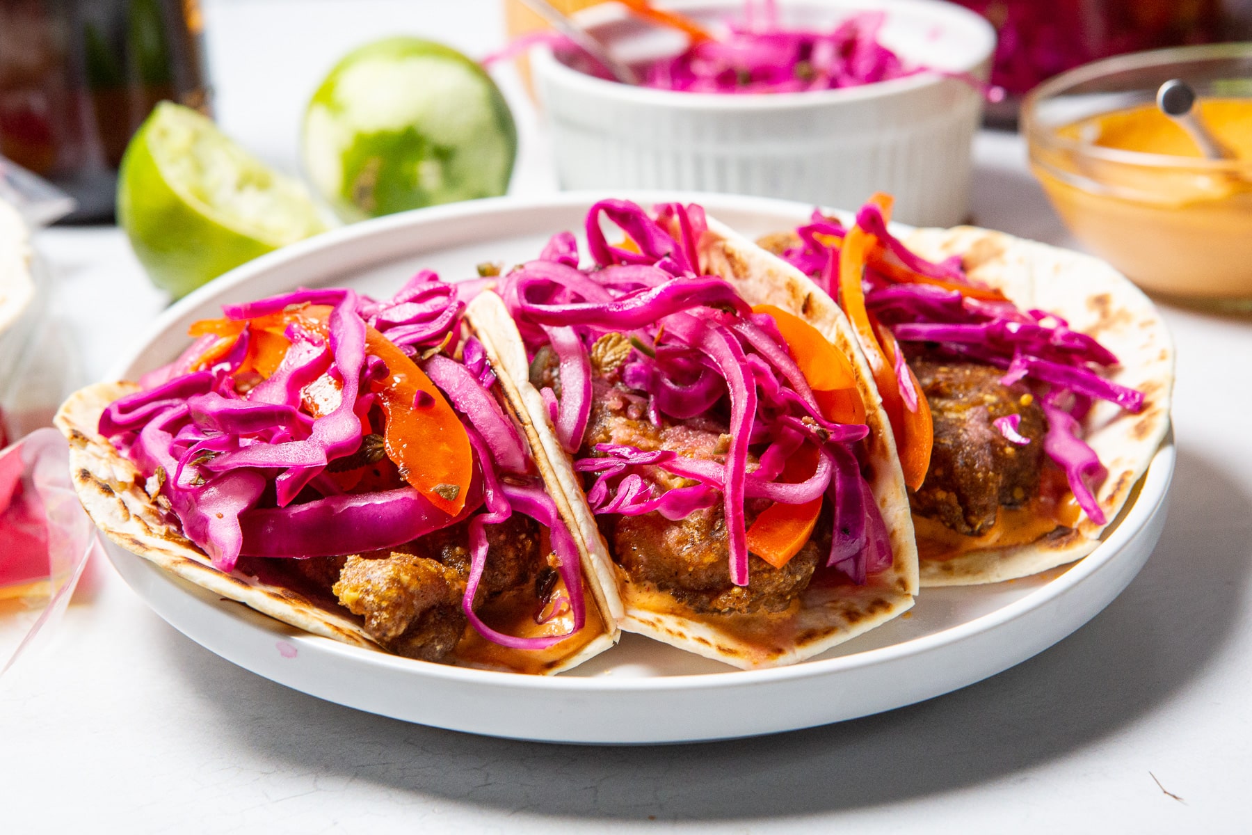 Rockfish Baja Tacos with a Mango Habanero Salsa (TASTY AF!)