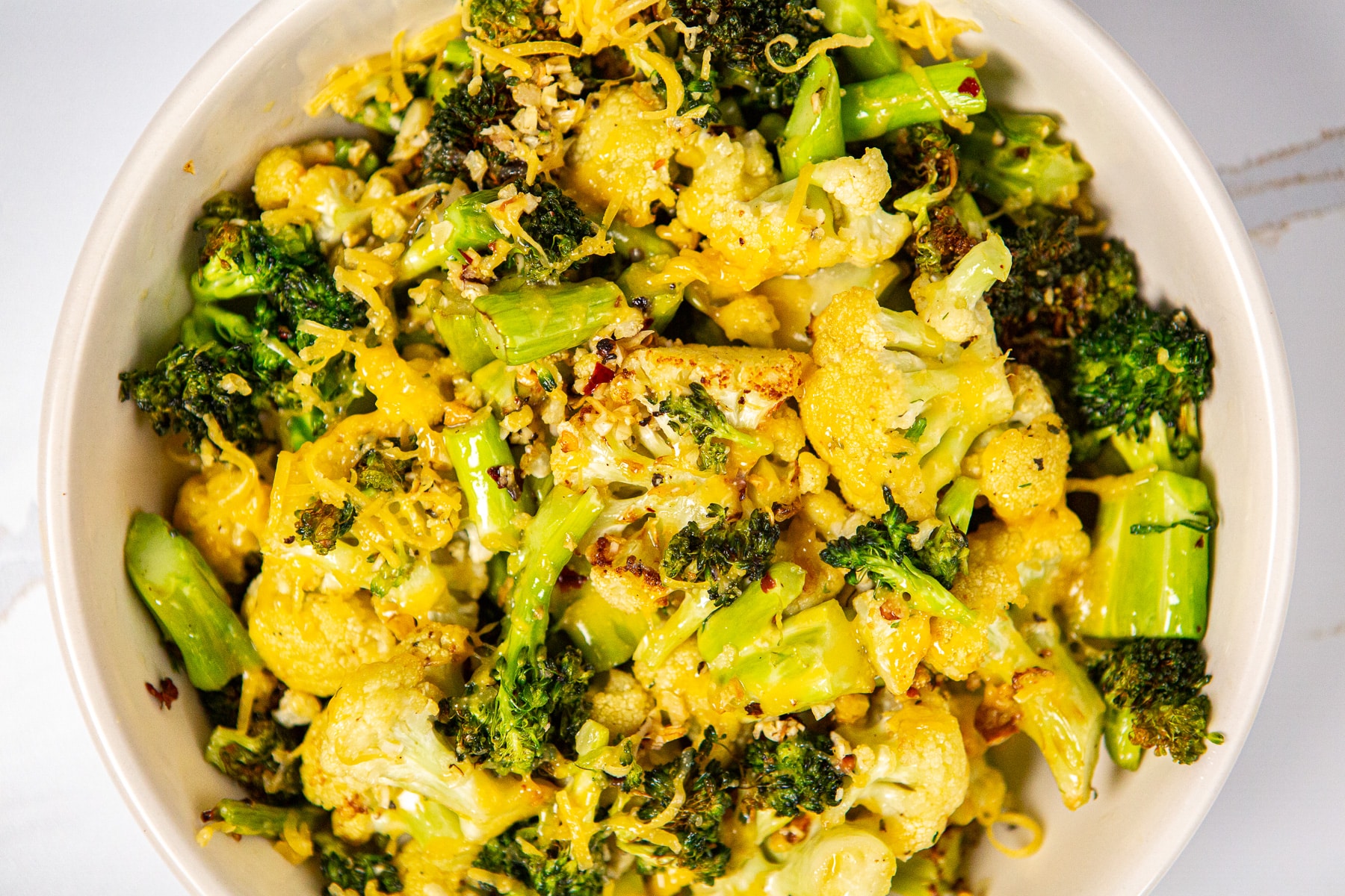 Air Fry Broccoli and Cauliflower, Air Fryer recipes, broccoli and cauliflower, cheesy broccoli and cauliflower recipe,