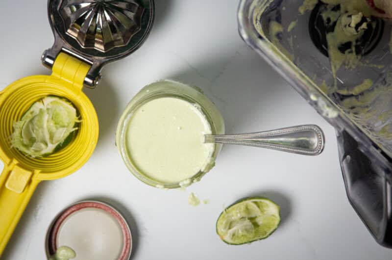 Spicy Avocado Lime Crema
