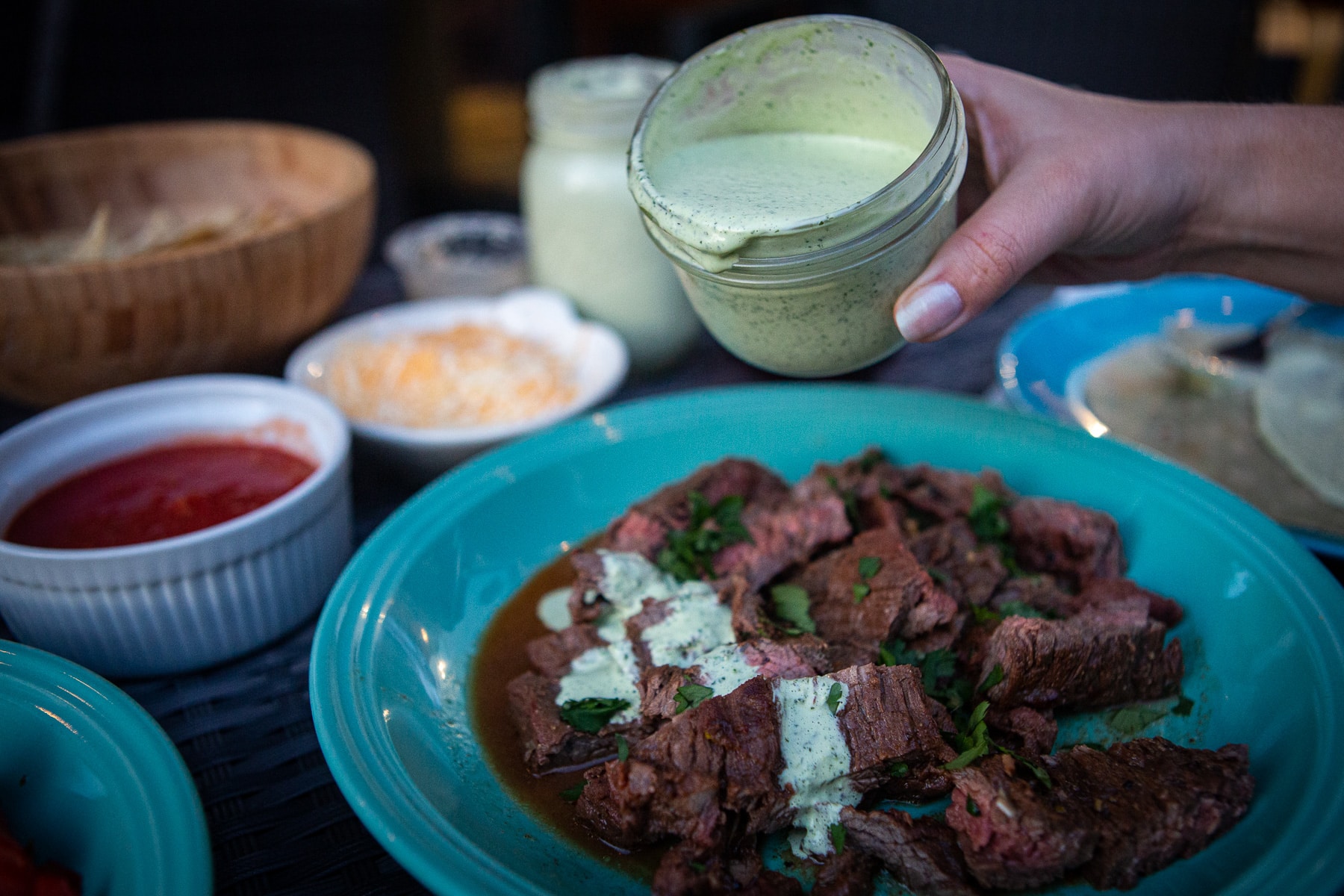 Cilantro Lime Crema, Crema, Crema Recipe, Recipe for Cilantro Lime Crema, how to make Cilantro Lime Crema,