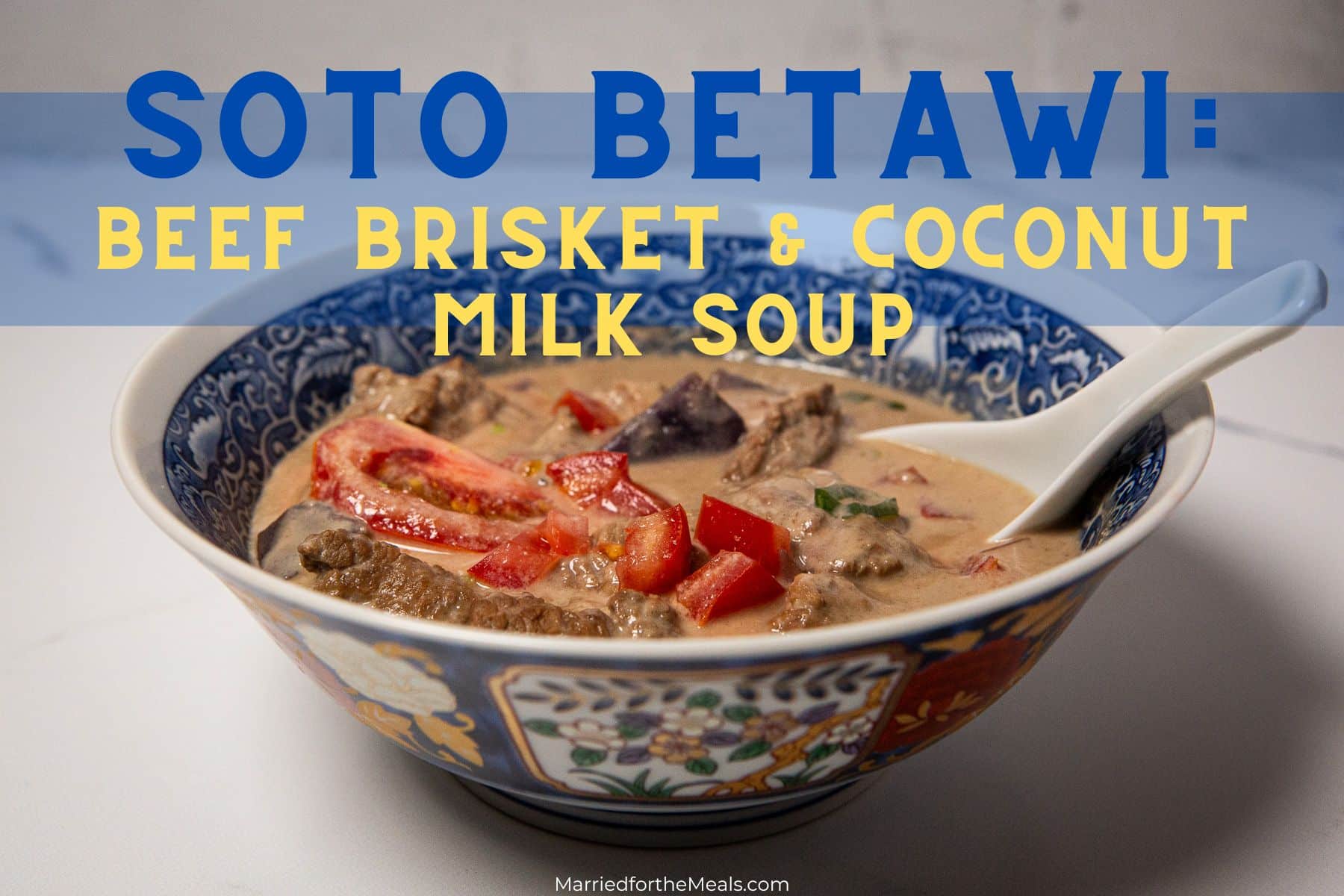 Soto Betawi, How to Make Soto Betawi, Recipe for Soto Betawi, Soto Betawi Recipe, Beef and Coconut soup, beef brisket and coconut milk soup,