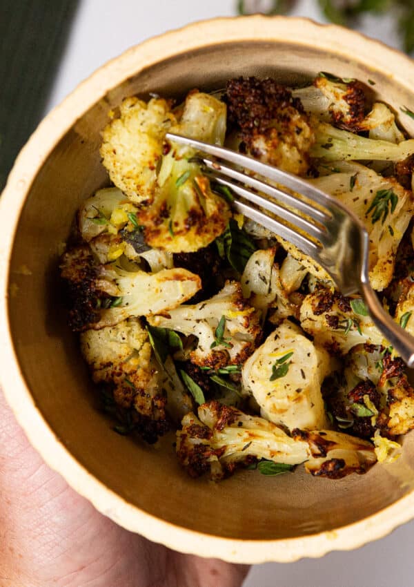 Air Fryer Frozen Cauliflower Florets – How to Cook, Season, and What to Dip em’ in.