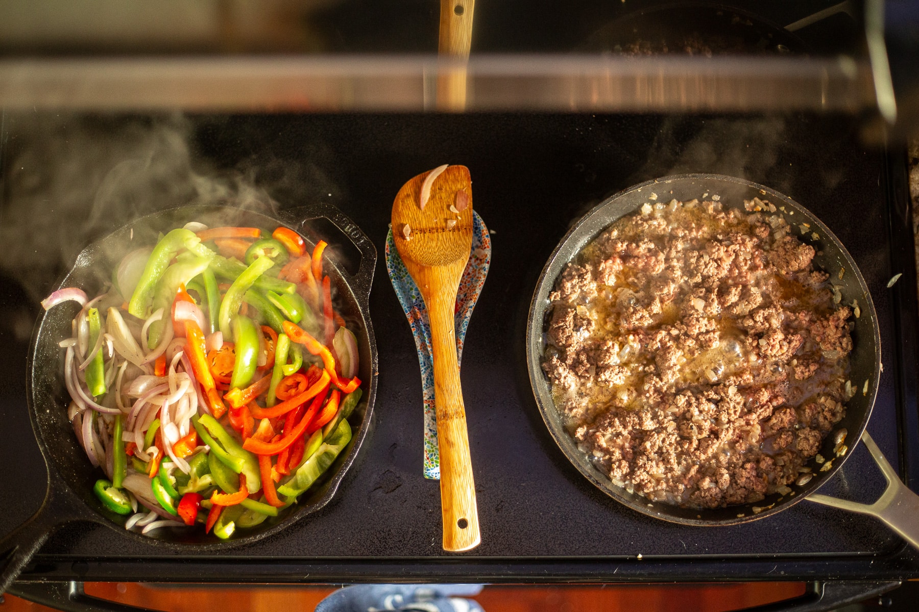 JUICY Ground Beef Fajitas w/ Pickled Jalapeños, ground beef fajitas, how to make ground beef fajitas, ground beef fajitas recipe, fajitas, ground beef, beef fajitas recipe, ground beef fajita wraps,