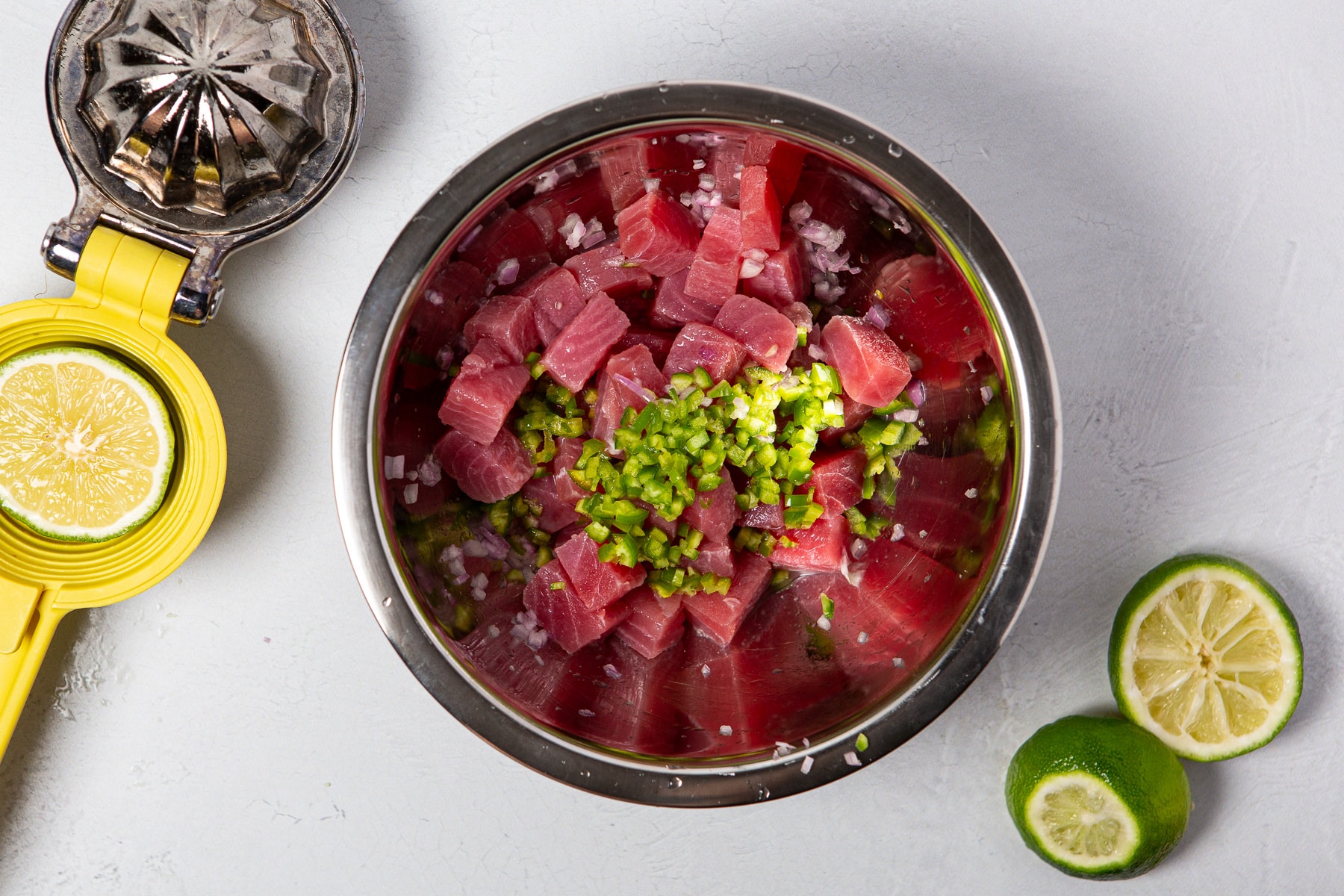 Ahi Tuna Elote Tostadas, Ahi Tuna Tostada, Ahi Tuna Tostadas, Fish Tostadas, Ahi Tuna Tostadas Recipes, Elote Tostada, Mexican Street Corn Tostada, Tuna Tostada, How to Make Ahi Tuna Tostadas, recipe for ahi tuna tostada, 