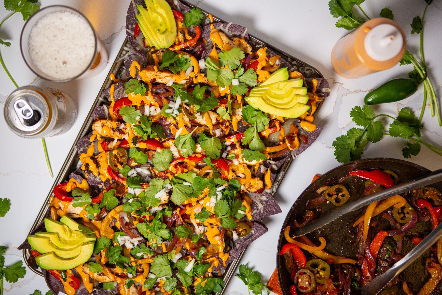 Chicken Fajita Nachos recipe,Chicken Fajita Nachos, fajita nachos, nachos, how to make fajita nachos, adobo chicken nachos, spicy chicken nachos,