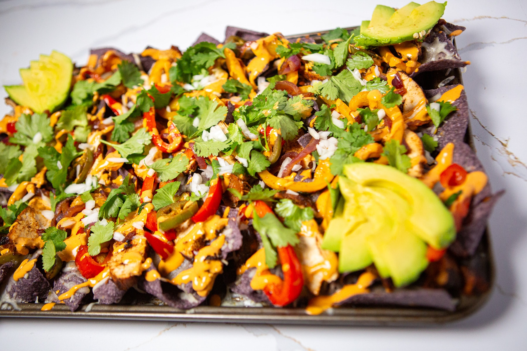 Chicken Fajita Nachos recipe,Chicken Fajita Nachos, fajita nachos, nachos, how to make fajita nachos, adobo chicken nachos, spicy chicken nachos,