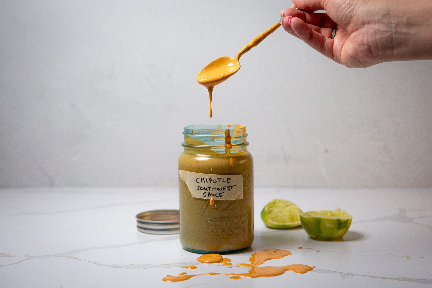 Spicy Chipotle Southwest Sauce Recipe, chipotle crema,  southwest sauce, chipotle southwest sauce, recipe for subway chipotle southwest sauce, subway copycat chipotle southwest sauce, spicy mayo, spicy sauce,
