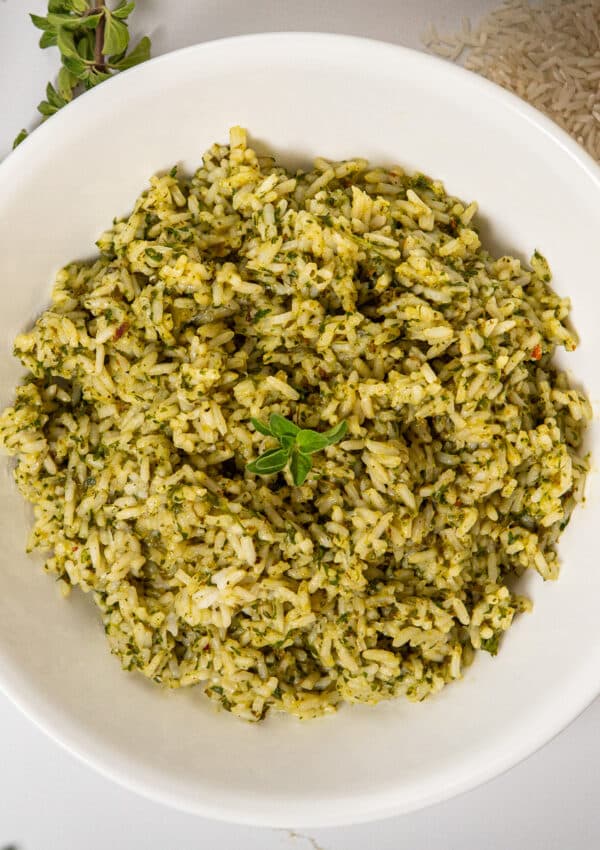 Tangy & Herbaceaous Chimichurri Rice (Not All Side Dishes Are Created Equal)