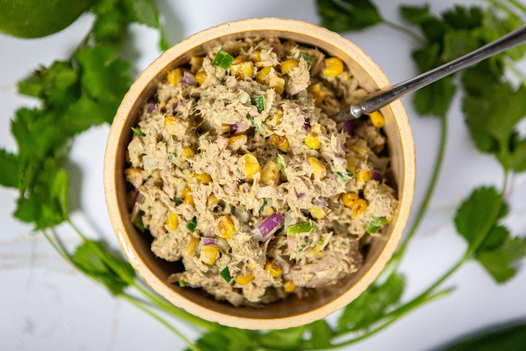Spicy Mexican Tuna Salad, Tuna Salad, Spicy Tuna Salad, Mexican Tuna, Canned Tuna Salad, Canned Tuna Recipes, Tuna Recipes, Tuna Salad Wraps, Meal Prep Tuna,  