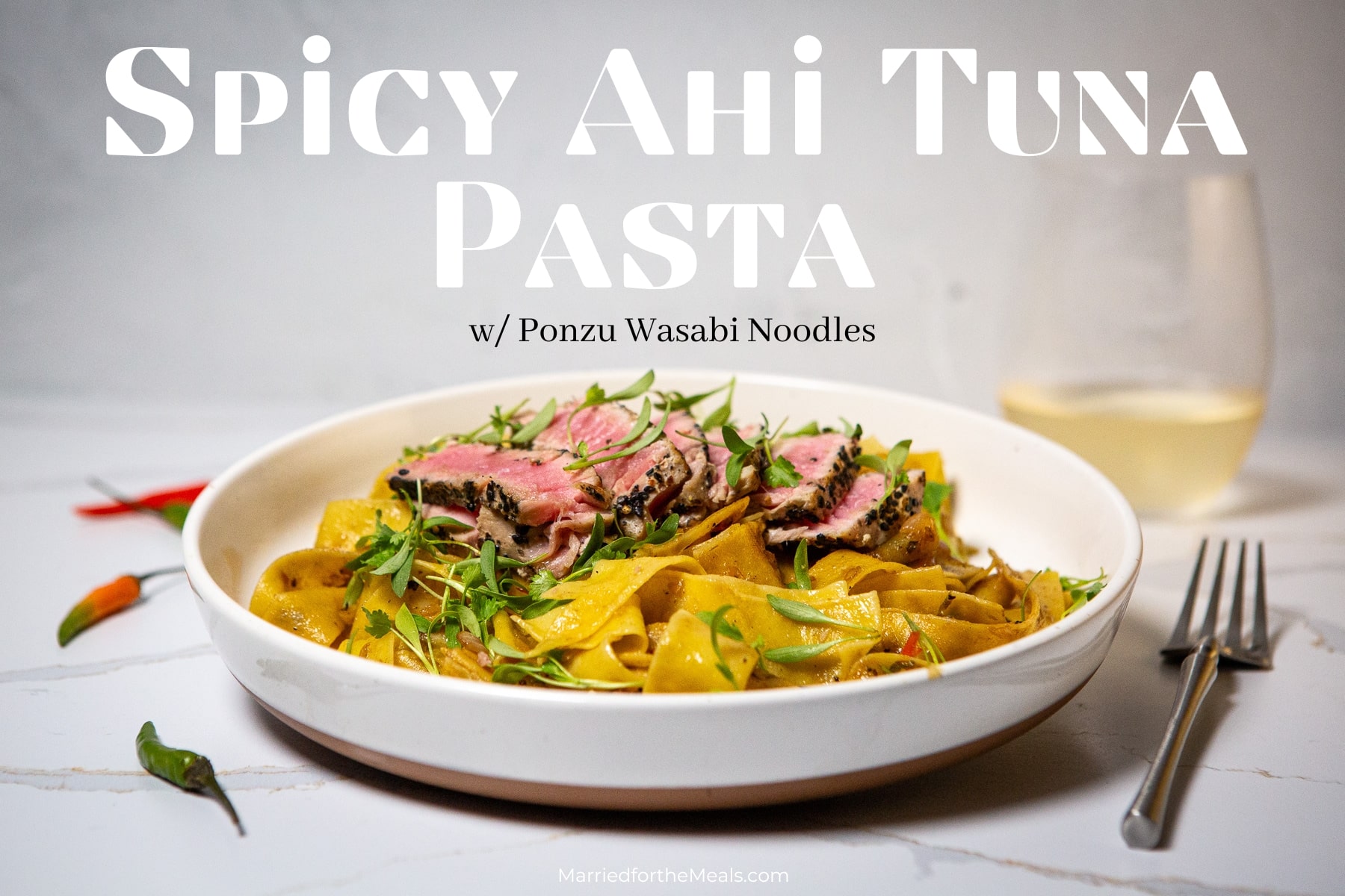 Spicy Tuna Pasta, Spicy Ahi Tuna Pasta, Spicy Tuna Pasta Recipe, How to make Spicy Tuna Pasta, Ahi Tuna Recipes, Spicy Pasta Recipes, Fish Seafood, Tuna Recipes, Pasta Recipes, Spicy Ahi Tuna Pasta with ponzu Wasabi Sauce, Pappardelle, Spicy Tuna Pappardelle, Ahi Tuna Pasta,